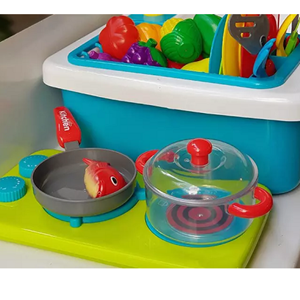 اسباب بازی سینک ظرفشویی کودک همراه با اجاق گاز بزرگ FIVESTAR TOYS LERNING FUN _اسباب بازی لوازم خانگی